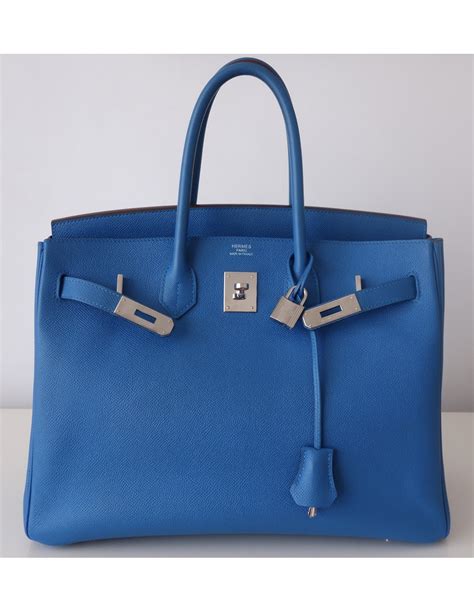 blu zanzibar hermes|Hermès Birkin 35 Epsom Bleu Zanzibar .